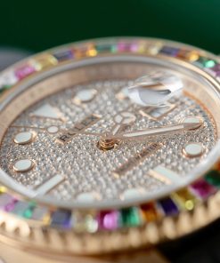 Rolex Yacht-Master Best Replica Watch Gold Wrapped + Moissanite Diamonds Hong Kong 40mm (2)