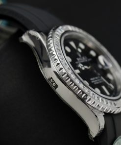 Rolex Yacht Master Custom Moissanite Diamonds Best Replica Watch 40mm (10)