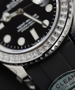 Rolex Yacht Master Custom Moissanite Diamonds Best Replica Watch 40mm (9)