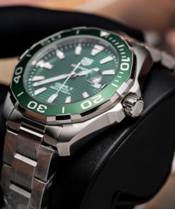 Tag Heuer Aquaracer WAY201S.BA0927 Best Replica Green Dial 43mm (7)