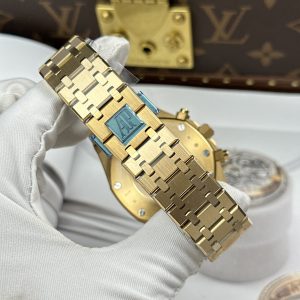 Audemars Piguet Royal Oak Chronograph 26331 Yellow Gold Green Dial APS Factory 41mm (1)