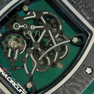 Richard Mille RM055 Carbon NTPT Super Clone Watches Blue Dial ZF Factory 49.9×42 (1)
