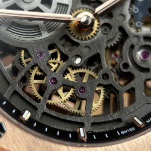 Audemars Piguet Royal Oak Jumbo Extra-thin Openworked 16204 Rose Gold Rep 1 1 APS Factory 41mm (1)