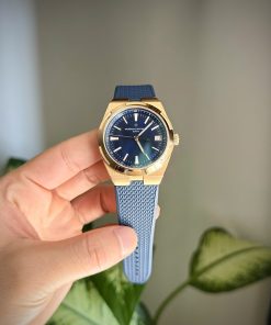 Vacheron Constantin Overseas 4500V Gold Wrapped Replica Watch Dial Blue 41mm (2)