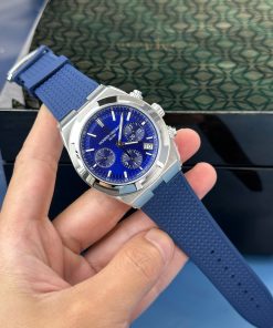 Vacheron Constantin Overseas 5500V Chronograph Replica Watches Blue Dial 8F Factory 42 (2)