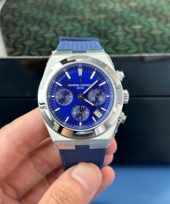 Vacheron Constantin Overseas 5500V Chronograph Replica Watches Blue Dial 8F Factory 42 (2)