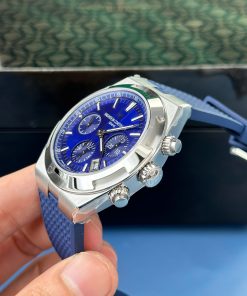 Vacheron Constantin Overseas 5500V Chronograph Replica Watches Blue Dial 8F Factory 42 (2)