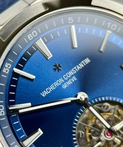 Vacheron Constantin Overseas Tourbillon 6000V Blue Rubber Strap Replica 42 (1)