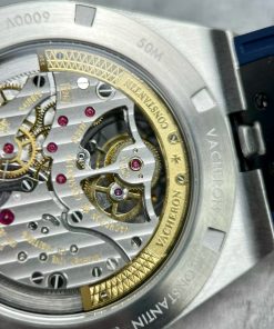 Vacheron Constantin Overseas Tourbillon 6000V Blue Rubber Strap Replica 42 (1)