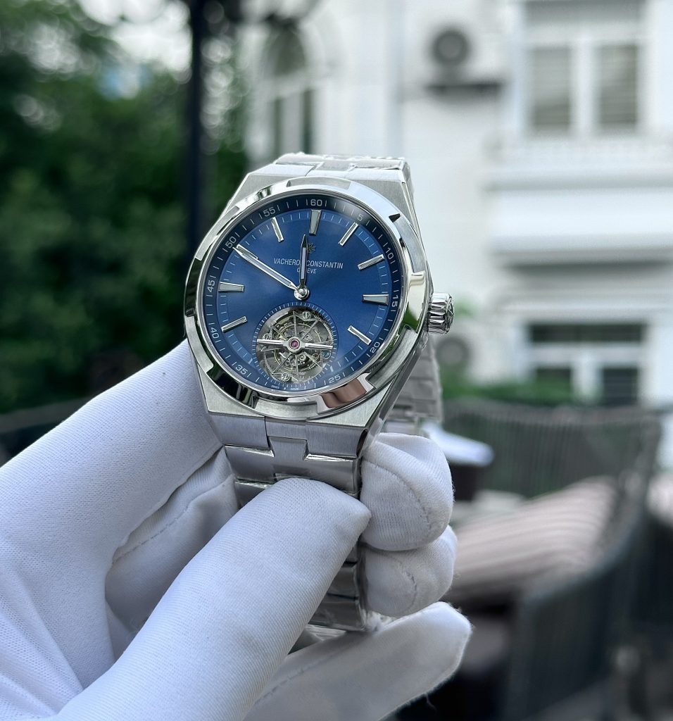 Vacheron Constantin Overseas Tourbillon 6000V Replica Watches Blue Dial 42 (2)