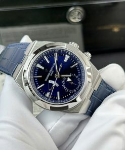 Vacheron Constantin Replica Watches Overseas Dual Time 7900V Blue Dial PZ Factory 41mm (2)