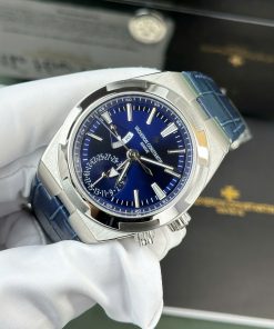 Vacheron Constantin Replica Watches Overseas Dual Time 7900V Blue Dial PZ Factory 41mm (2)