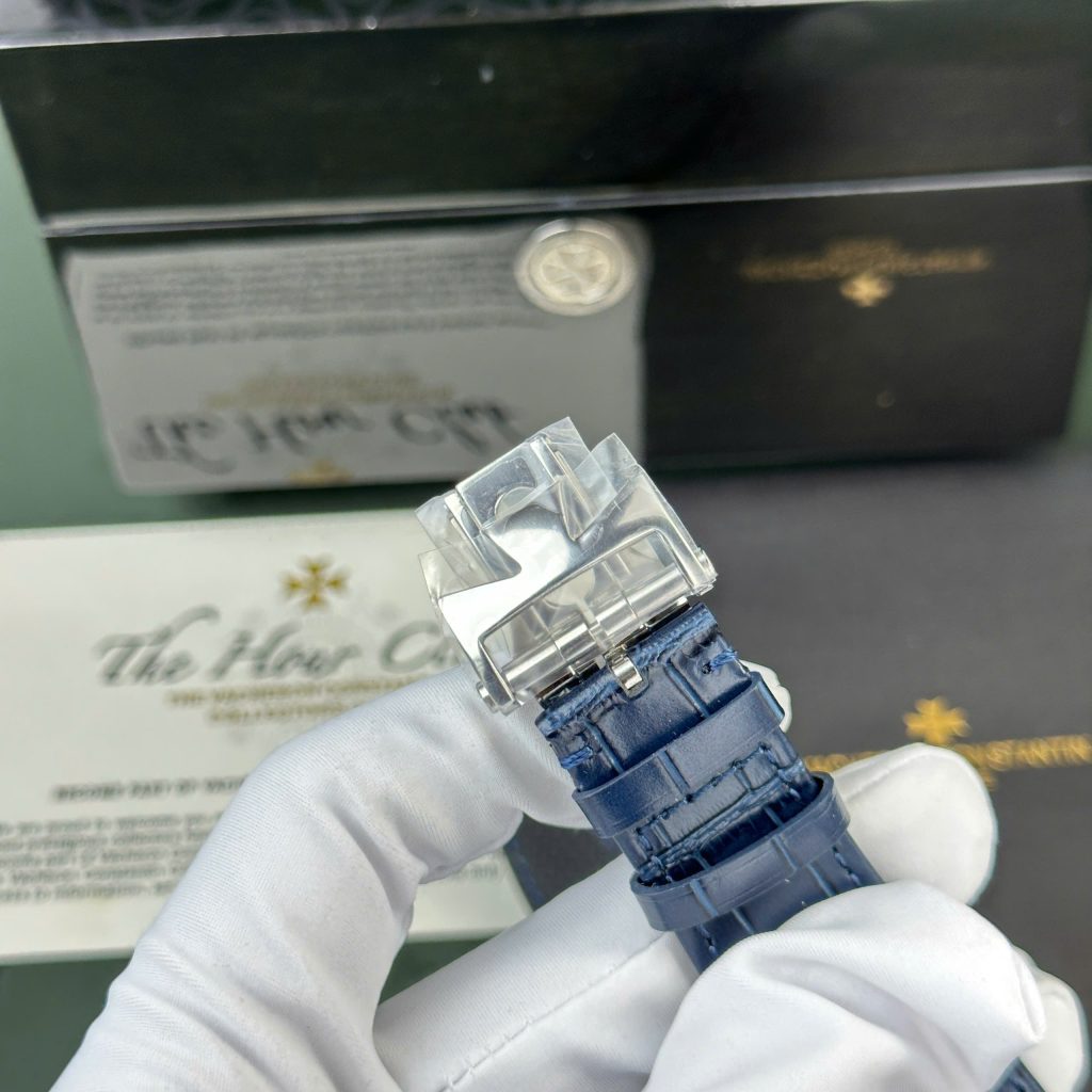 Vacheron Constantin Replica Watches Overseas Dual Time 7900V Blue Dial PZ Factory 41mm (2)
