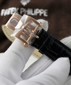 Vacheron Constantin Traditionnelle Tourbillon Replica 11 Watch Black Leather Strap 42mm (2)