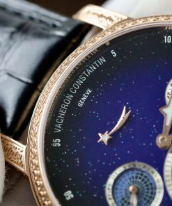 Vacheron Constantin Traditionnelle Tourbillon Replica 11 Watch Black Leather Strap 42mm (2)