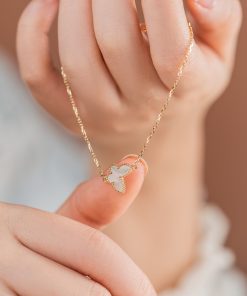 Van Cleef & Arpels Alhambra Butterfly Bracelet Custom Yellow Gold 18k (2)