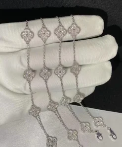 Van Cleef & Arpels Alhambra Women Bracelet White Gold Custom (2)