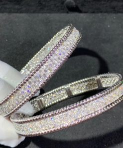 Van Cleef & Arpels Bracelet Custom Natural Diamond 18K White Gold (2)