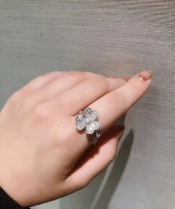 Van Cleef & Arpels Flora Frivole Rings Custom Diamond Rose Gold 18K (2)