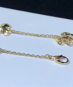 Van Cleef & Arpels Frivole Bracelet Custom 18K Gold Natural Diamond (2)