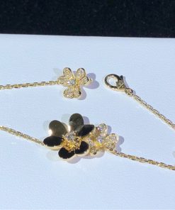 Van Cleef & Arpels Frivole Bracelet Custom 18K Gold Natural Diamond (2)