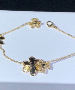 Van Cleef & Arpels Frivole Bracelet Custom 18K Gold Natural Diamond (2)