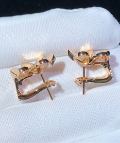 Van Cleef & Arpels Frivole Earring Remake Natural Diamond 18K Rose Gold (2)