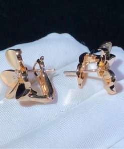 Van Cleef & Arpels Frivole Earring Remake Natural Diamond 18K Rose Gold (2)