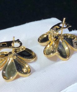 Van Cleef & Arpels Frivole Earrings Remake Natural Diamond 18K Gold (2)