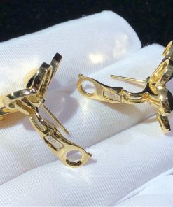 Van Cleef & Arpels Frivole Earrings Remake Natural Diamond 18K Gold (2)