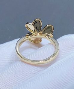 Van Cleef & Arpels Frivole Rings Natural Diamond 18K Gold Custom (2)