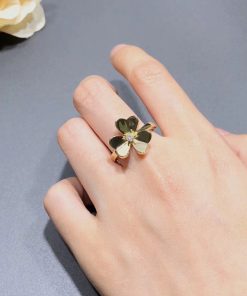 Van Cleef & Arpels Frivole Rings Natural Diamond 18K Gold Custom (2)