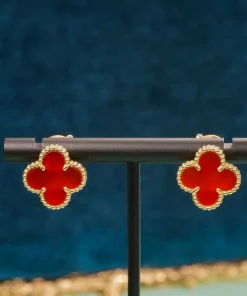 Van Cleef & Arpels Frivole Women Earrings Custom 18K Gold (2)