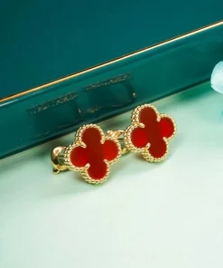 Van Cleef & Arpels Frivole Women Earrings Custom 18K Gold (2)