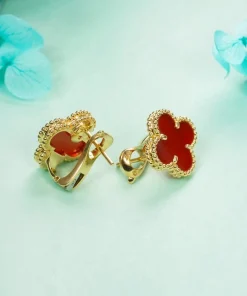 Van Cleef & Arpels Frivole Women Earrings Custom 18K Gold (2)