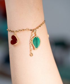 Van Cleef & Arpels Lucky Alhambra Bracelet 4 Motifs Gold 18k Custom Jewelry (2)