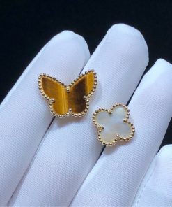 Van Cleef & Arpels Lucky Alhambra Rings Remake 18K Gold Mother Of Pearl (2)