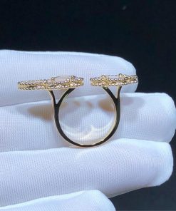 Van Cleef & Arpels Lucky Alhambra Rings Remake 18K Gold Mother Of Pearl (2)
