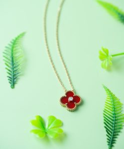 Van Cleef & Arpels Necklace Bracelet Set Custom Natural Diamond Yellow Gold 18k (2)