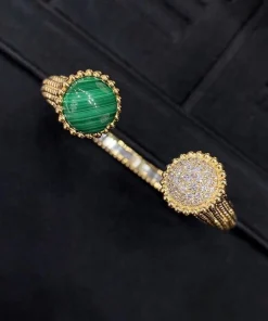 Van Cleef & Arpels Perlée Couleurs Bracelet Diamond 18K Gold Custom (2)