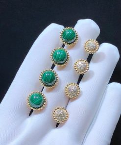 Van Cleef & Arpels Perlée Couleurs Rings Custom Natural Gemstone 18K Gold (2)