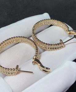 Van Cleef & Arpels Womens Earring Custom Natural Diammond 18K Rose Gold (2)