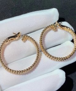 Van Cleef & Arpels Womens Earring Custom Natural Diammond 18K Rose Gold (2)