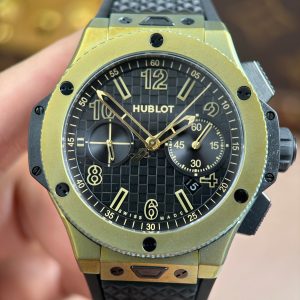 Hublot Big Bang 20th Anniversary Chronograph Black Dial Replica 1 1 BBA Factory 43mm (1)