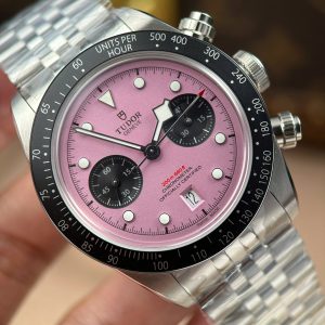 Tudor Black Bay Chronograph Super Clone Watches Pink Dial ZF Factory 41mm (1)