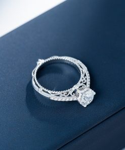 Women’s Rings Custom Natural Diamond White Gold 18k (2)