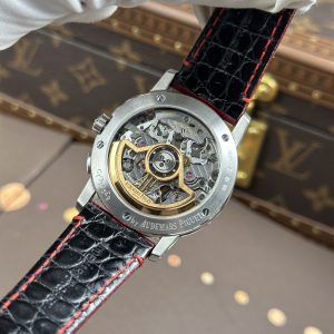 Audemars Piguet Code 11.59 Red Dial Replica 11 Leather Strap Factory APS 41mm Watch (1)