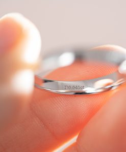 Couple Rings Of Love Custom Natural Diamonds White Gold 18k (2)