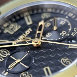Hublot Big Bang 20th Anniversary Chronograph Black Dial Replica 1 1 BBA Factory 43mm (1)