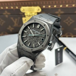 Audemars Piguet Royal Oak 15500 DiW Carbon NTPT Replica Blue Second Hand 41mm (1)